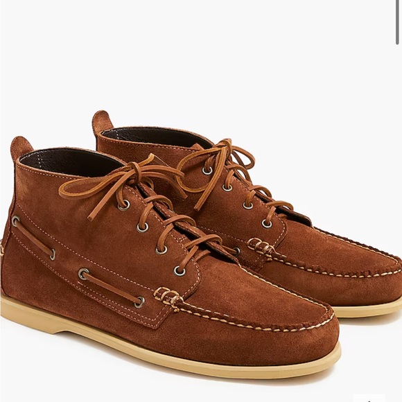 J. Crew Men’s Leather Chukka Boots Style BA031 Size 10 - Picture 1 of 9